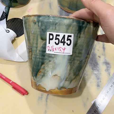 红陶景德镇陶瓷手工花盆