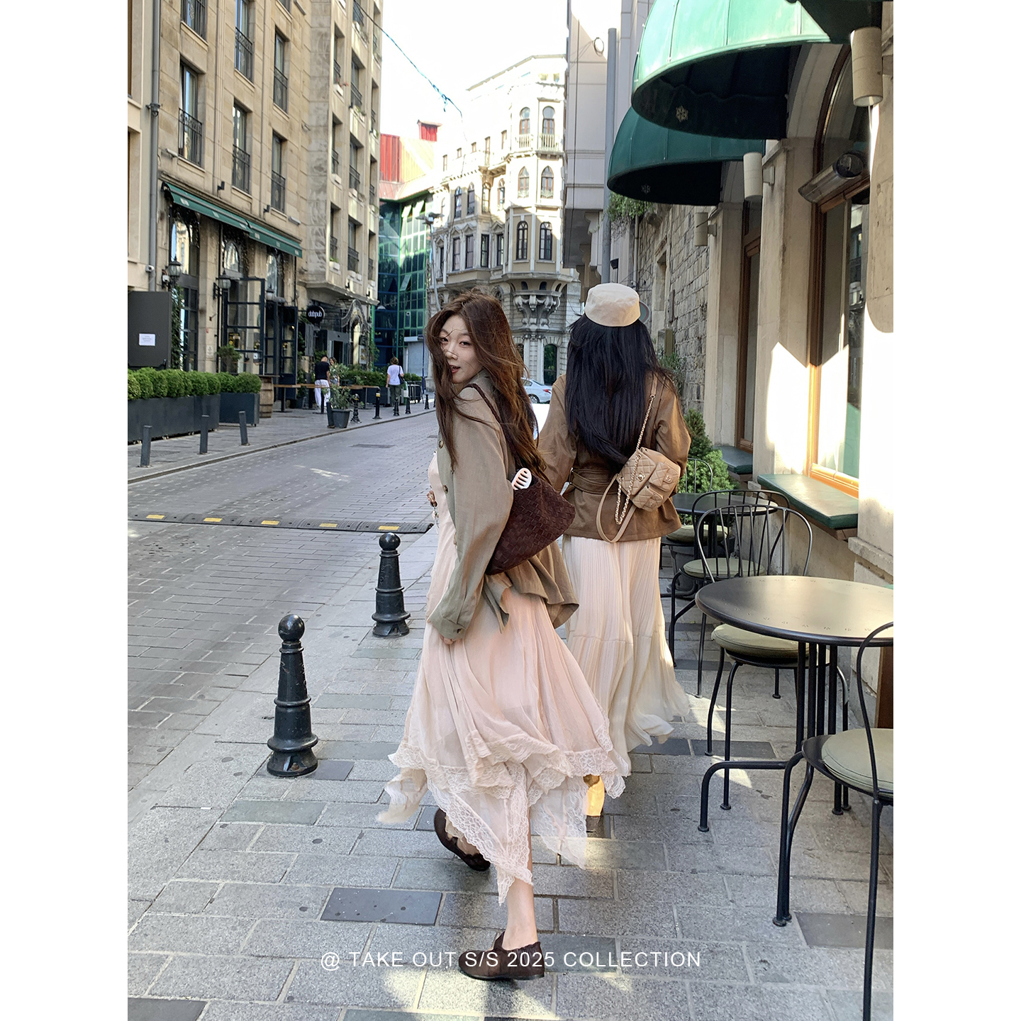 外卖到了【暮色微风】重工！荷叶边插片吊带蛋糕连衣裙WM5GSL14