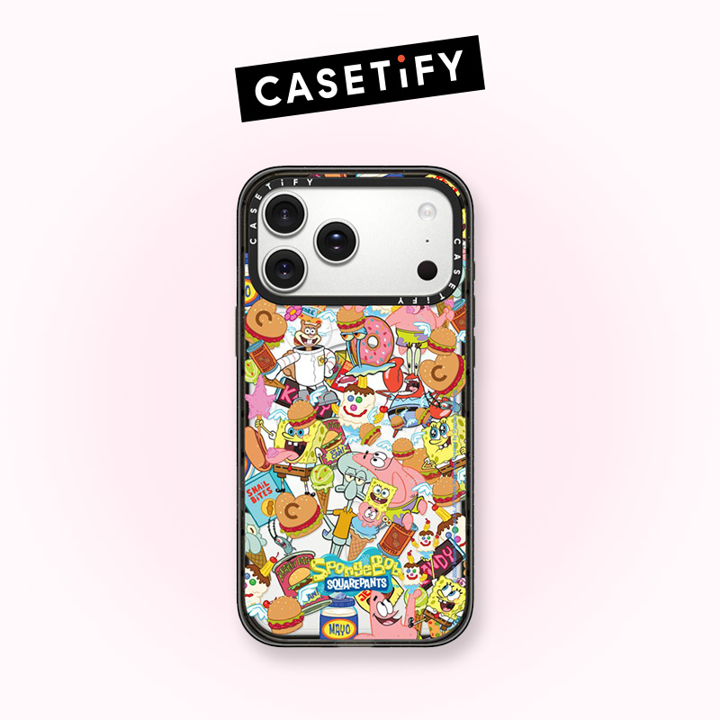 CASETiFY 海绵宝宝联名系列手机壳保护套防摔 适用iPhone16/17