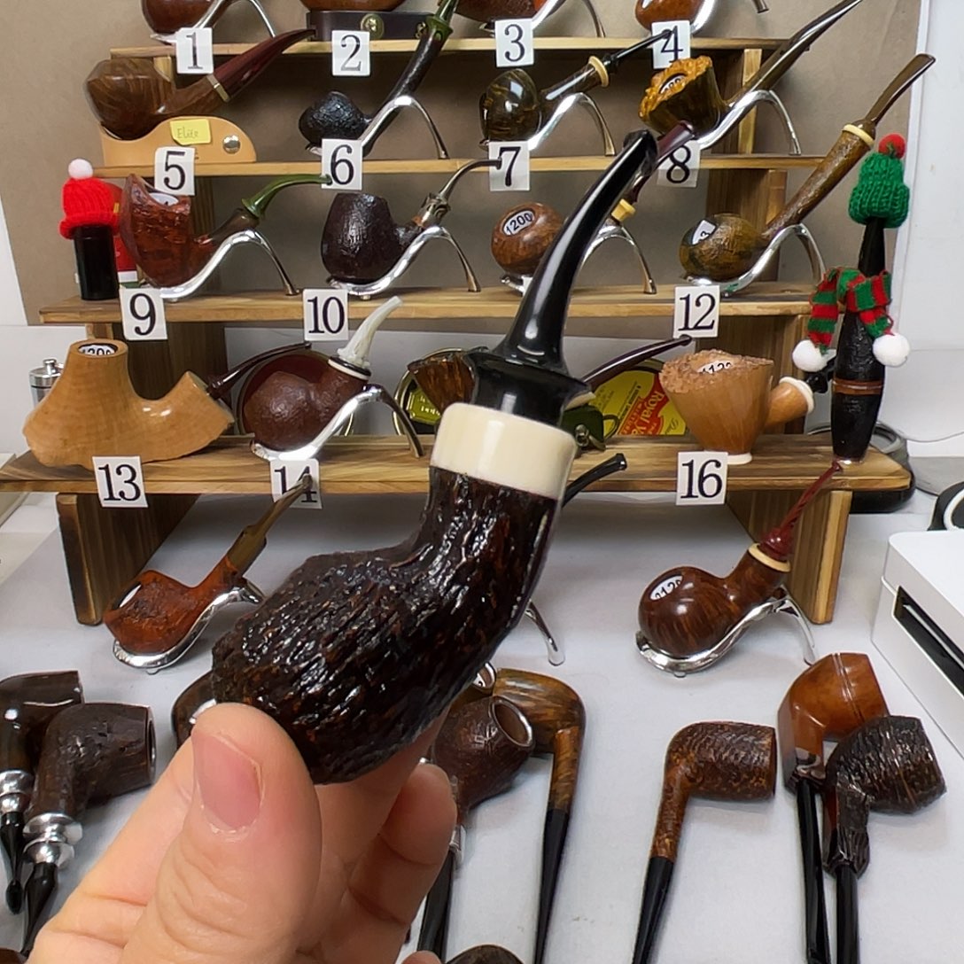 D***L石楠木手工烟斗空腔河豚