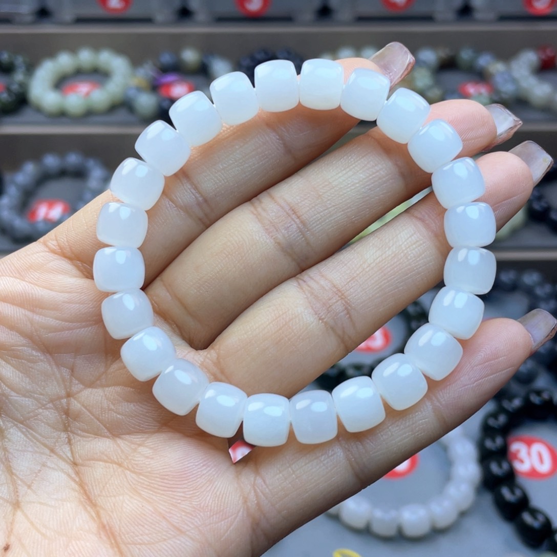 和田玉手链未镶嵌