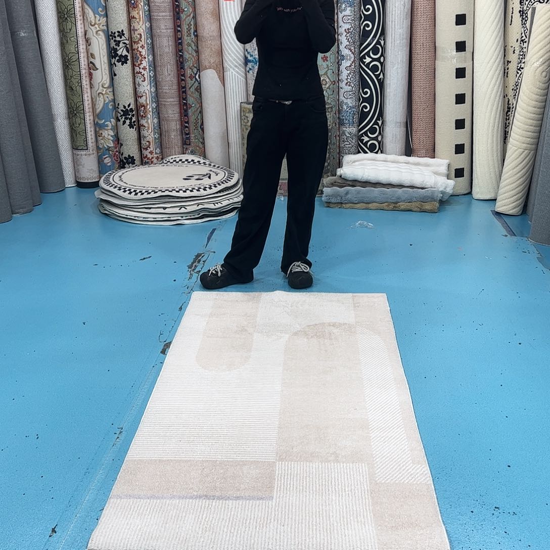 混纺100×200误差正负1-3厘米加厚棉布底仿羊绒微瑕特价