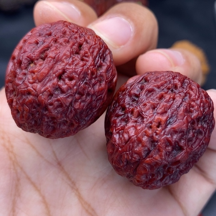 文玩核桃把件37尺密纹元宝