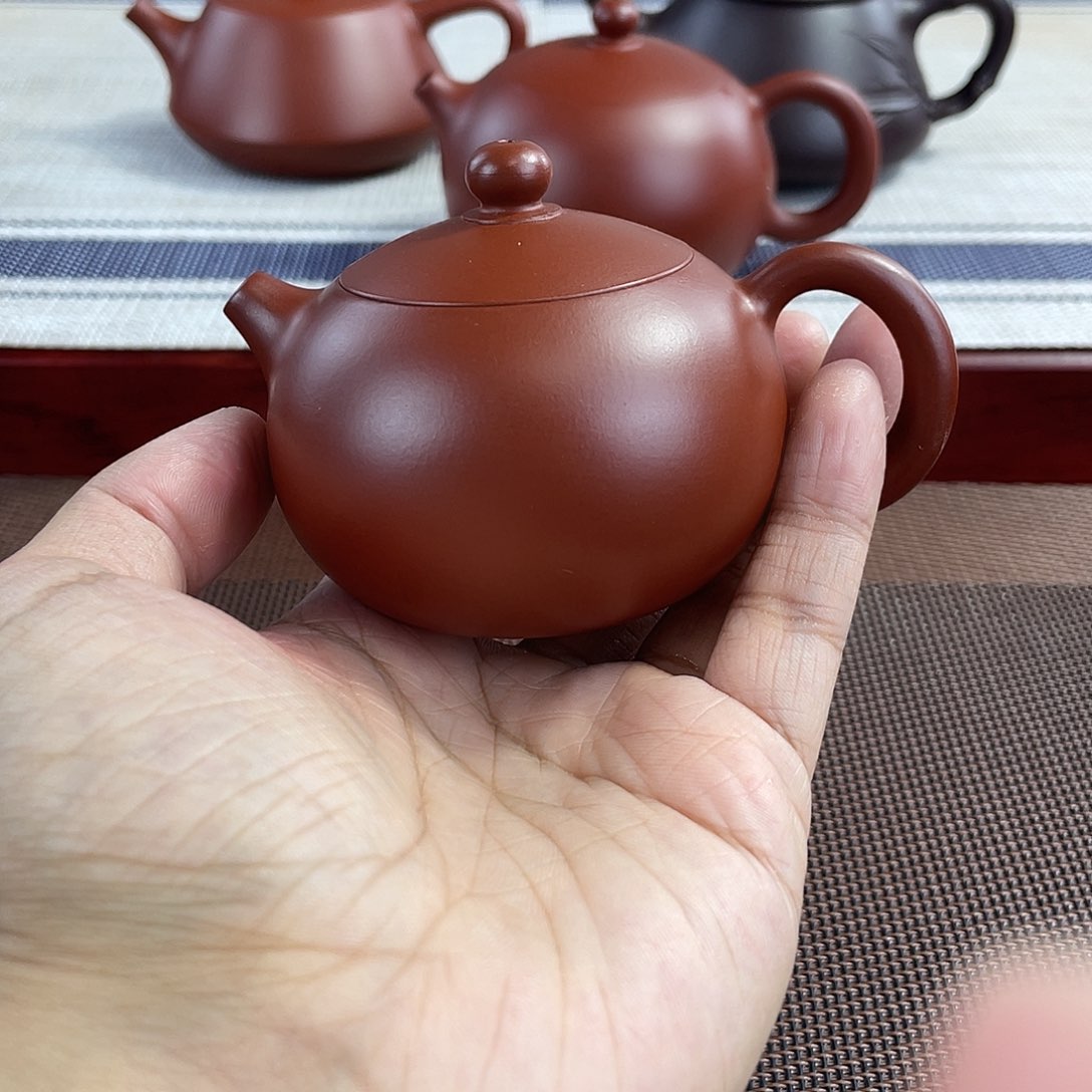 朱泥壶原矿朱泥西施120cc