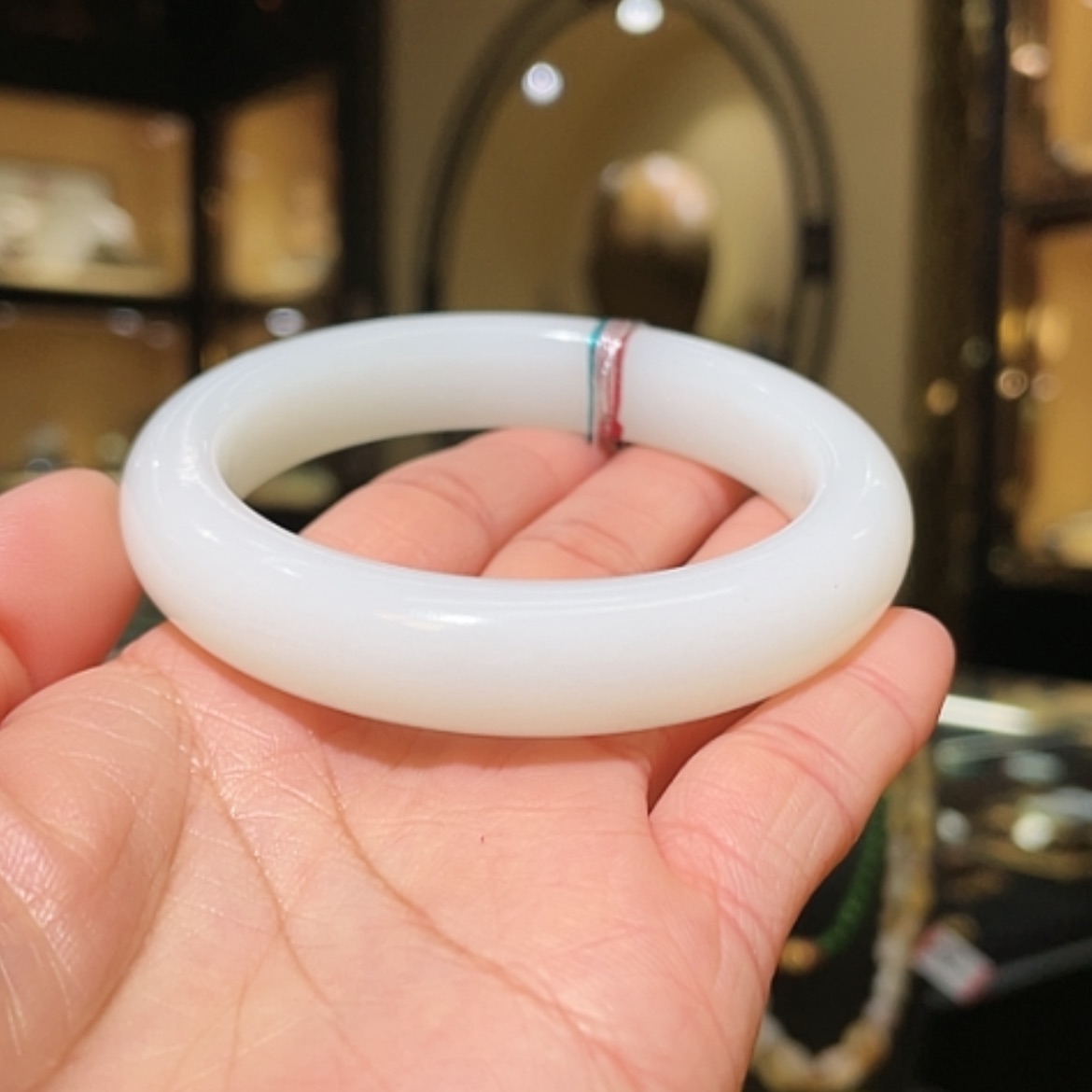 【闪购商品】和田玉手镯未镶嵌57#64.46g