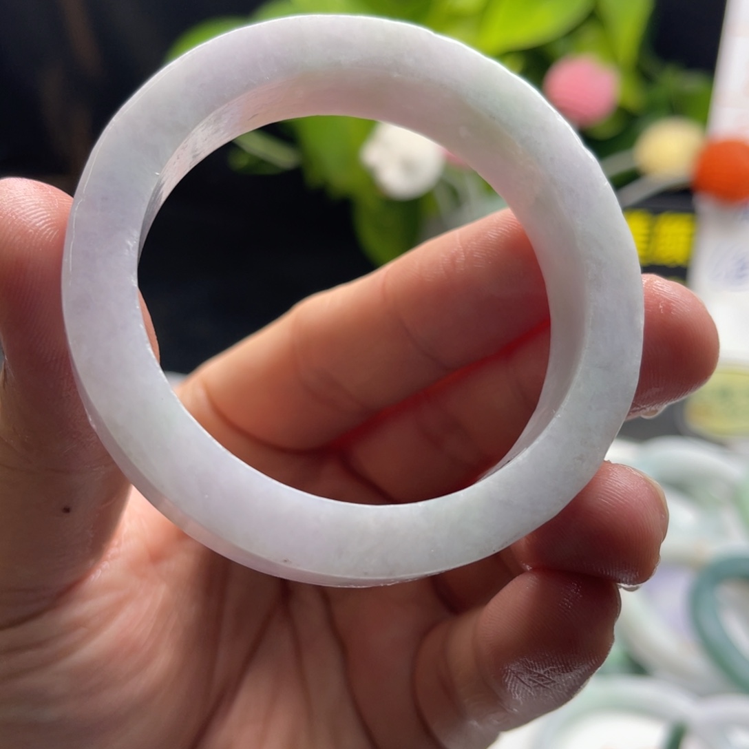 【闪购商品】定制翡翠手镯53-54未镶嵌