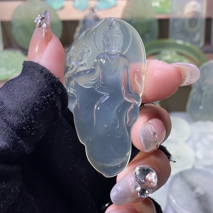 岫玉吊坠未镶嵌吊坠