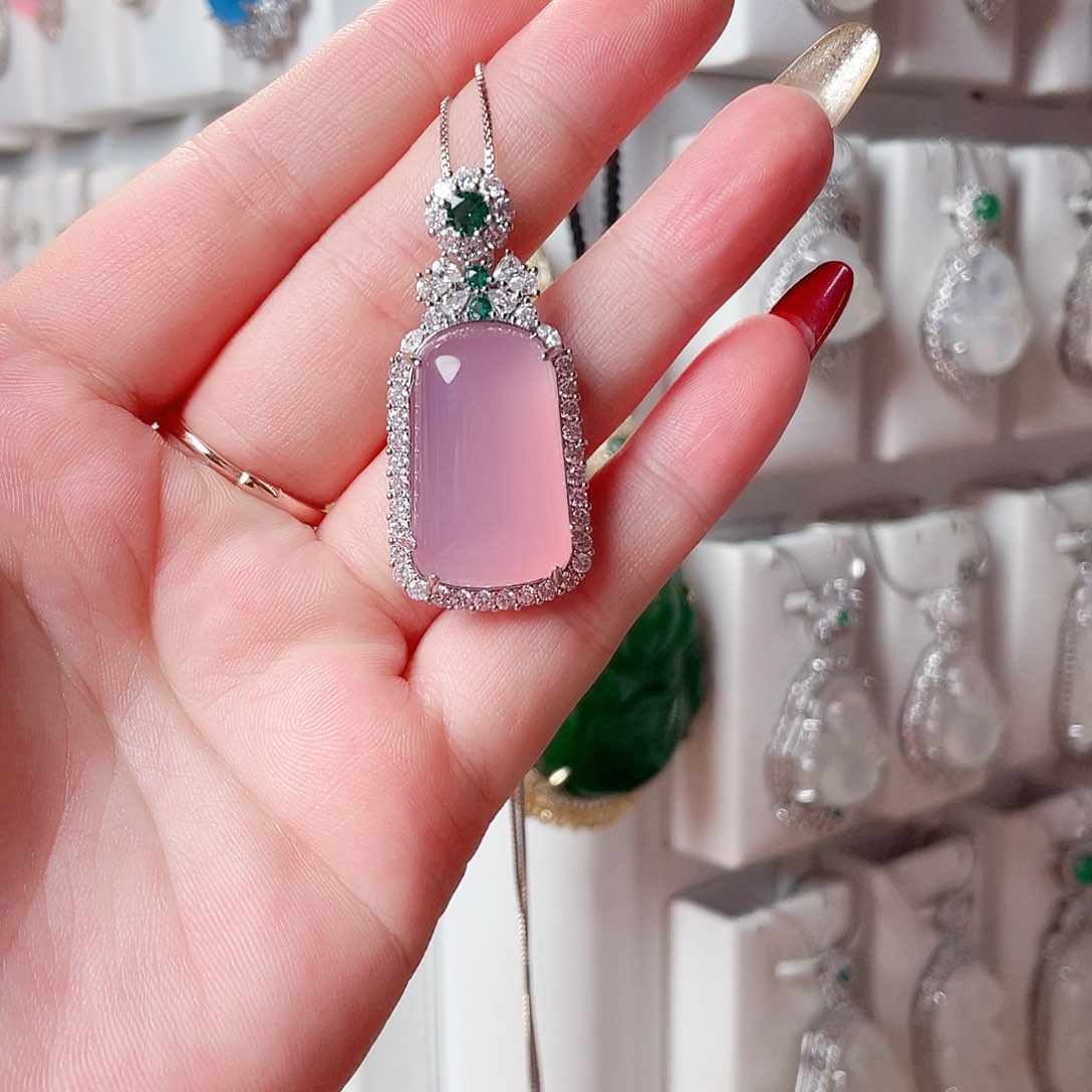 玛瑙/玉髓吊坠(赠链)未镶嵌