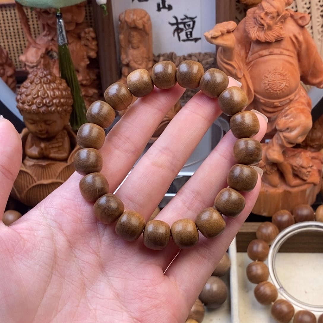 檀香木手串/手链天然老山檀，奶香11.12