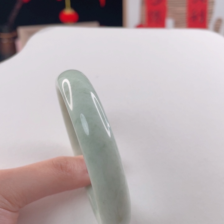 蓝田玉（蛇纹石化大理石玉）手镯合金南****睫