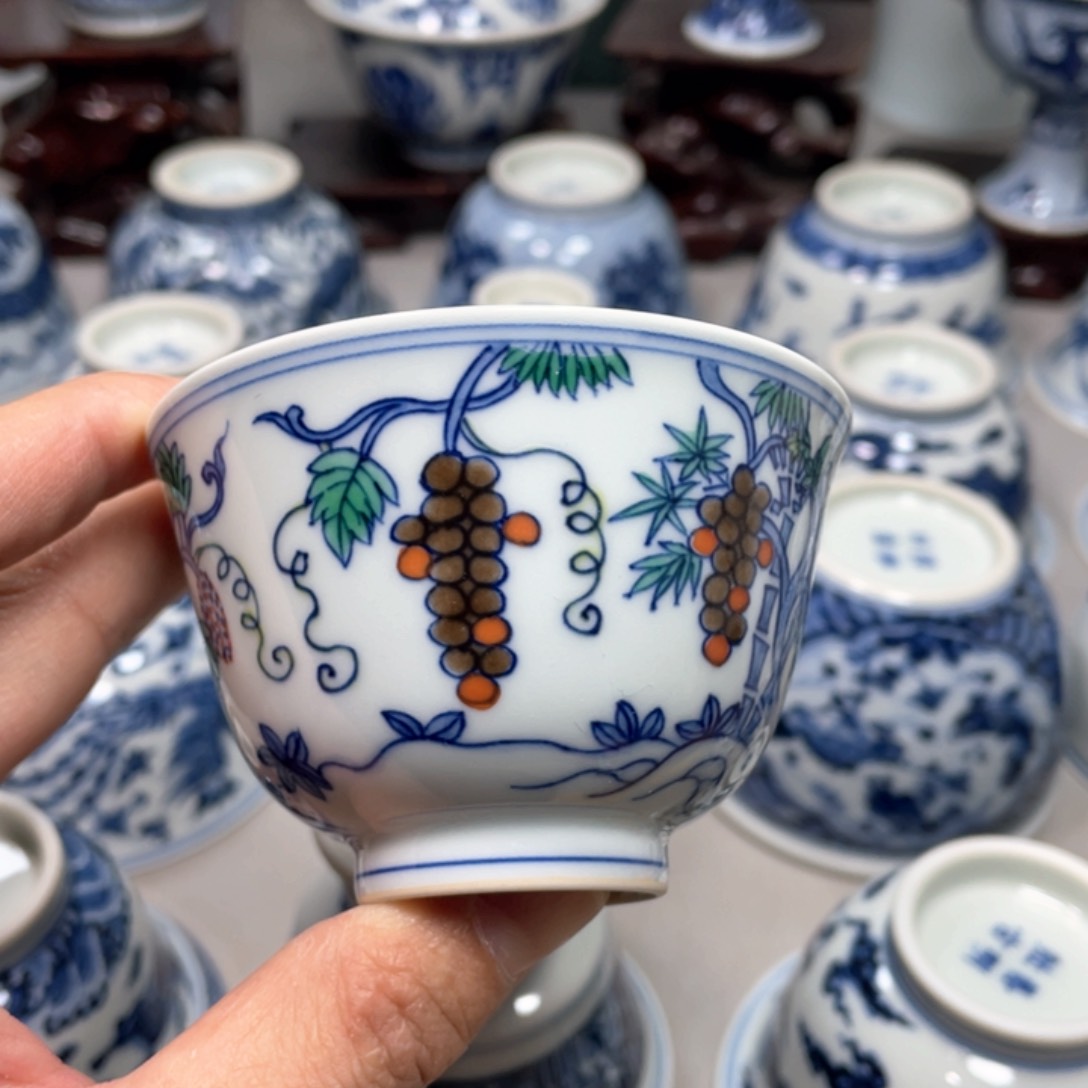 摆件景德镇陶瓷现代手工陶瓷茶具