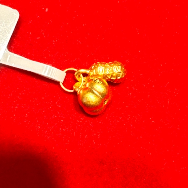 【夕夕专享】足金999 好柿花生 GP 0.28 （添金纳福）