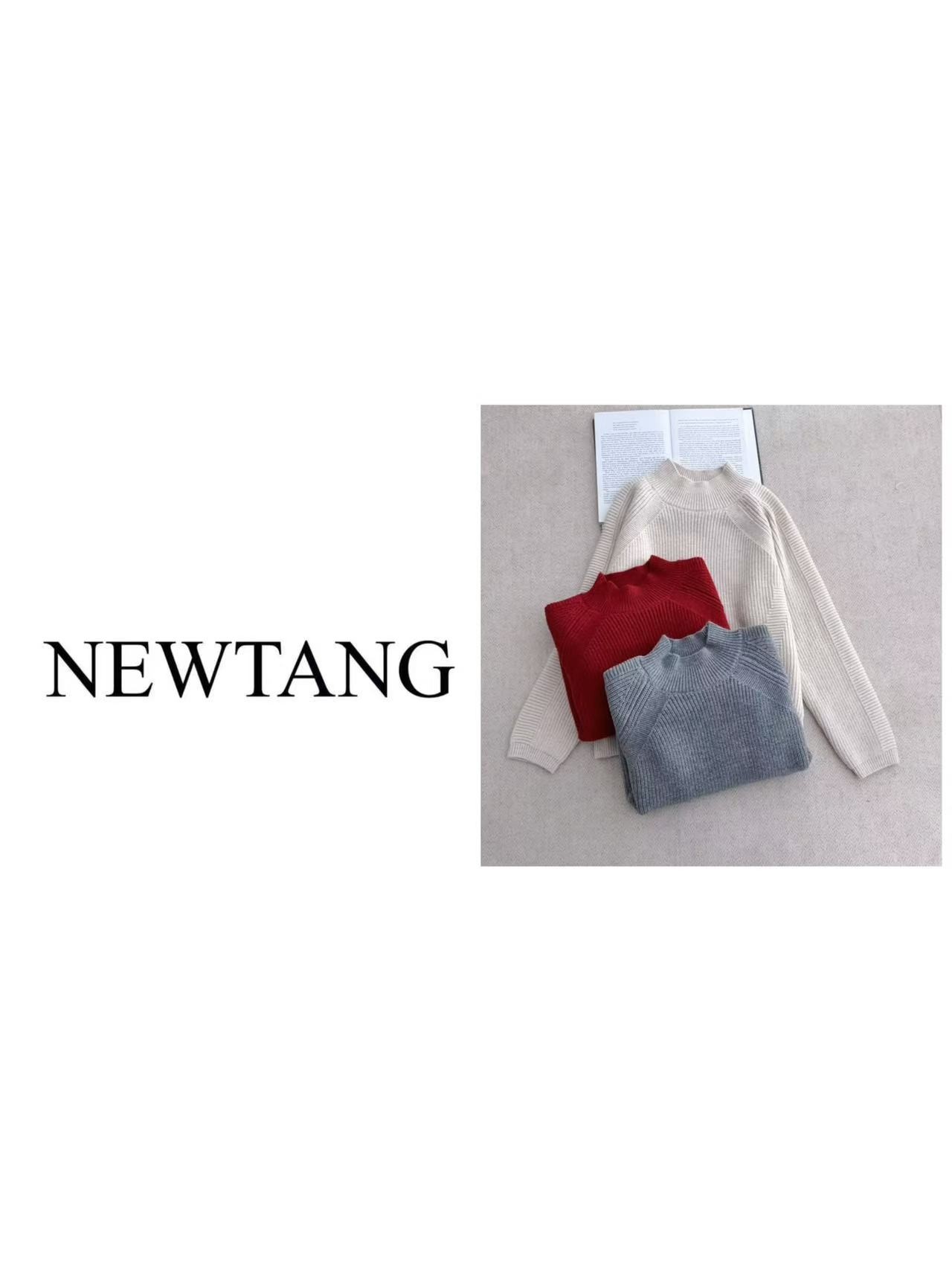 【静奢时光】297高级感宽松软糯毛衣针织衫新款简约休闲上衣