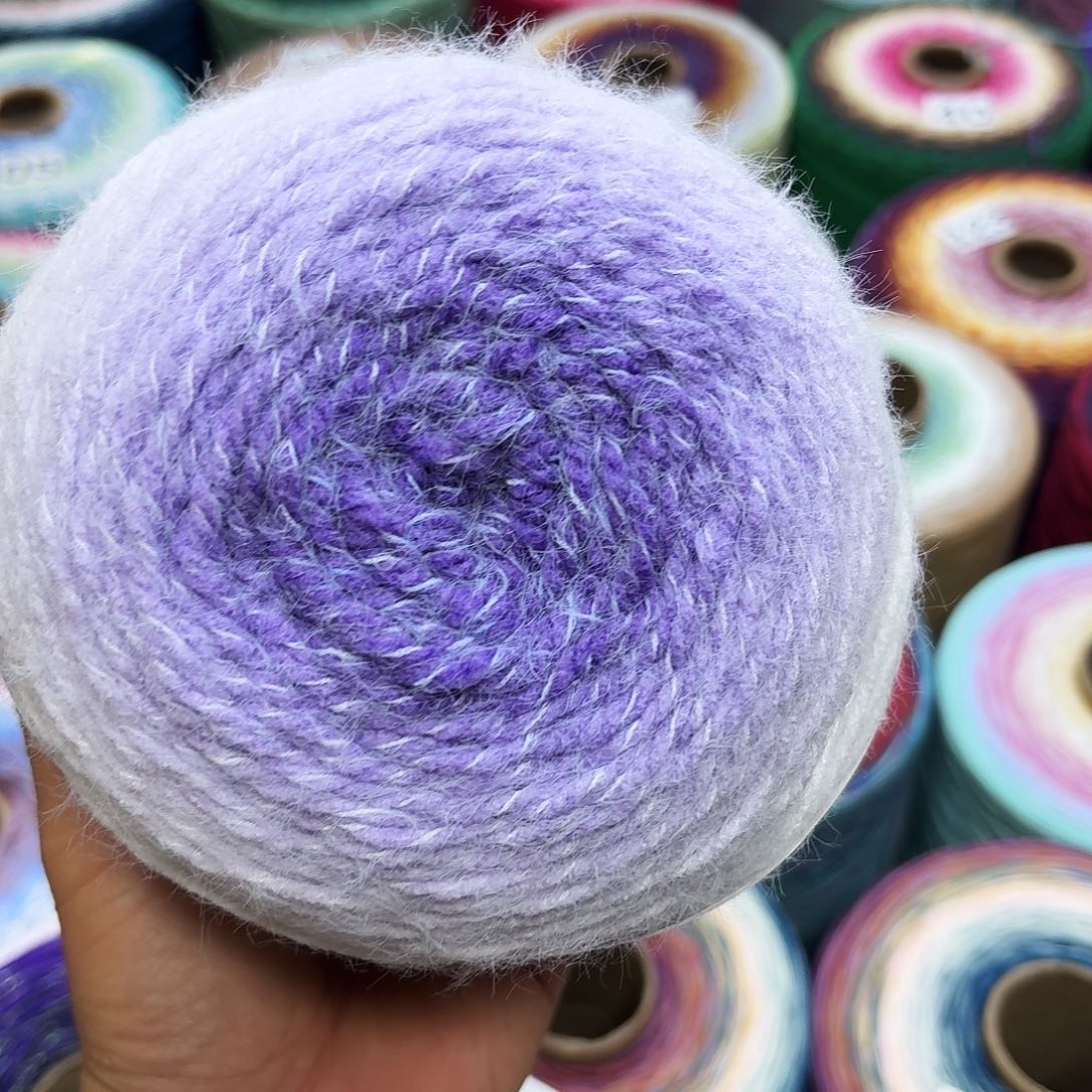 轻岚紫色四团200克一团