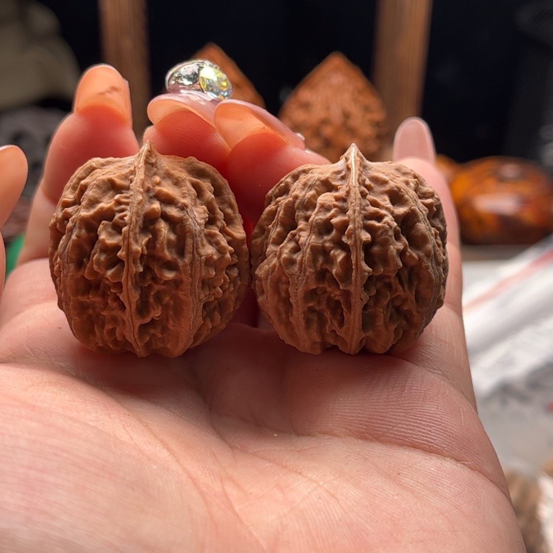 文玩核桃把件关东木子家楸大胖79