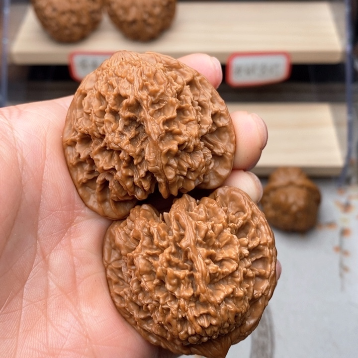 核桃把件满天星核桃