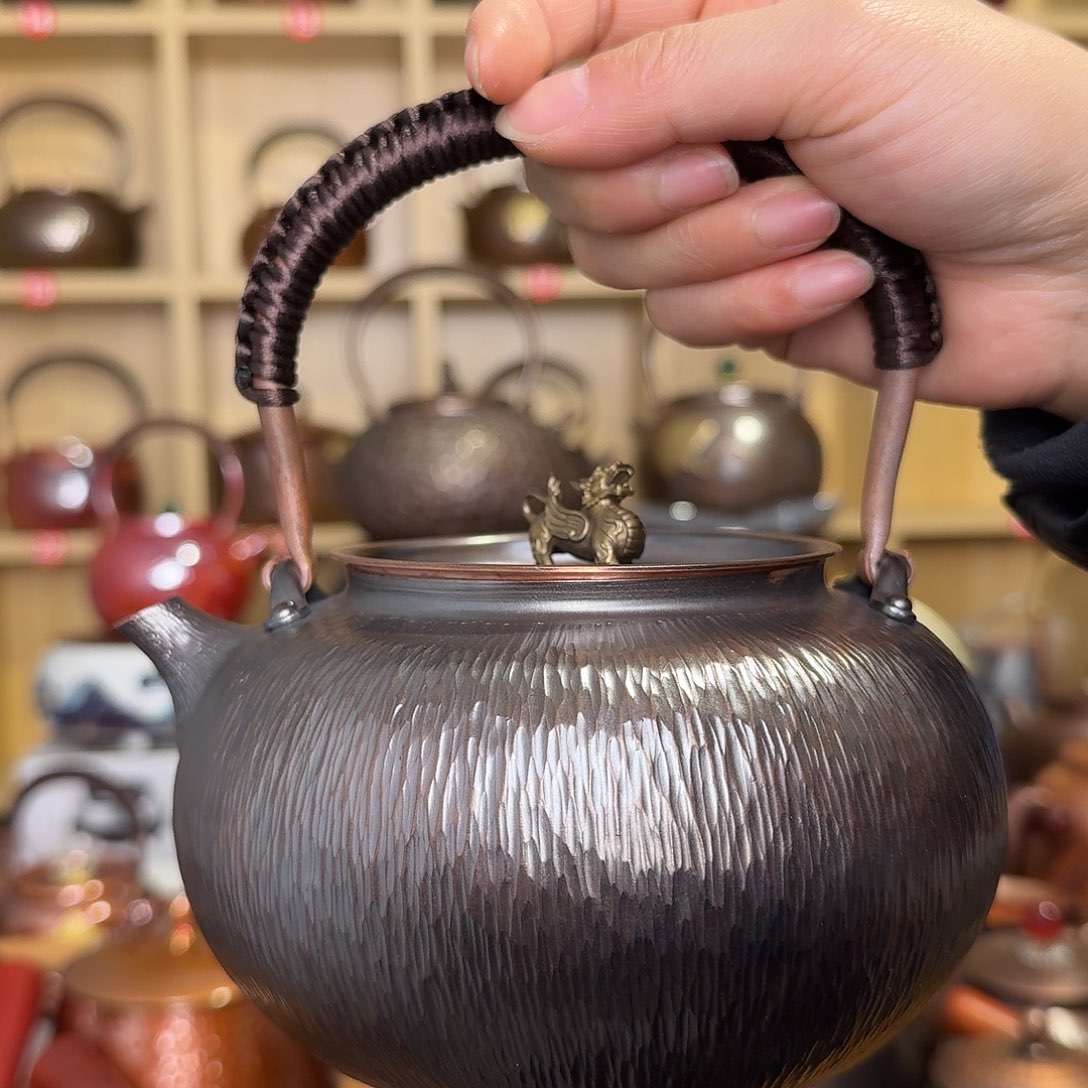 1000毫升紫铜提梁壶