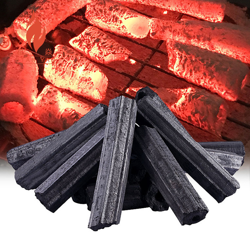 无烟环保烧烤碳高温碳易燃碳批发无味取暖耐烧家用户外整箱竹炭