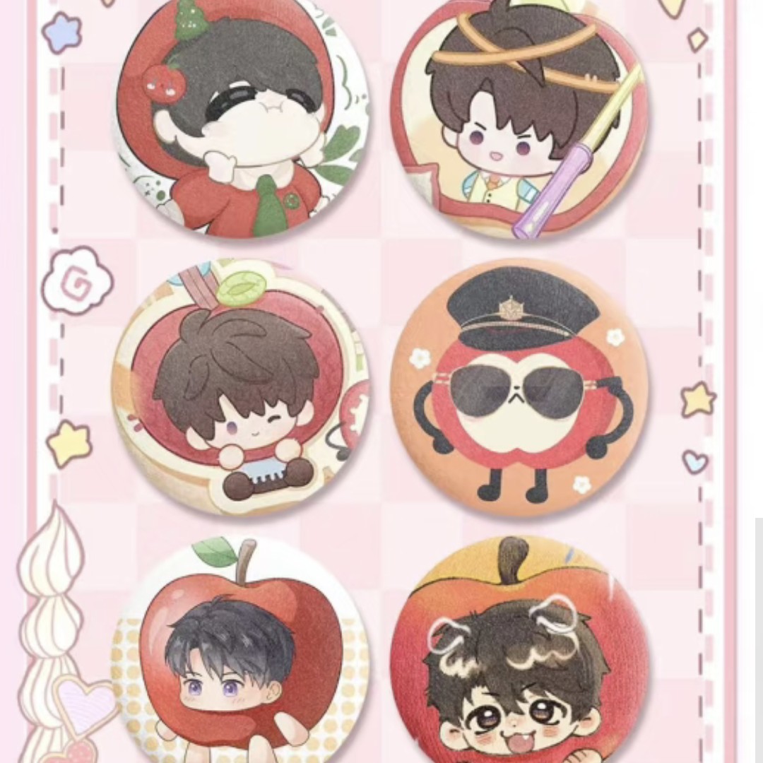 恋与深空  毛绒吧唧 萌萌捏捏   二创工艺收藏佳品卡牌