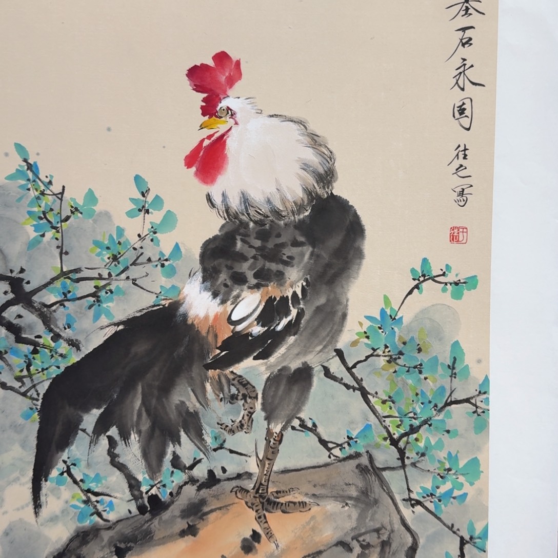 国画纯手绘山水花鸟