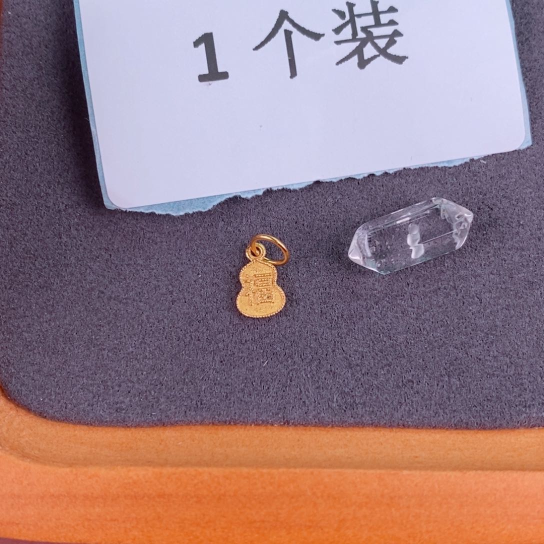 水晶珠宝半成品银S925镀金镶嵌