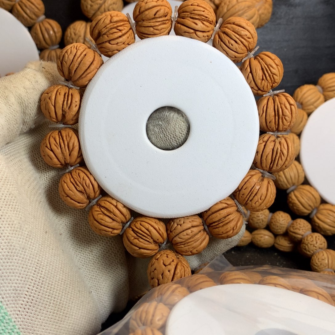 悟***i手串桃核17芭蕉扇齐生长纹