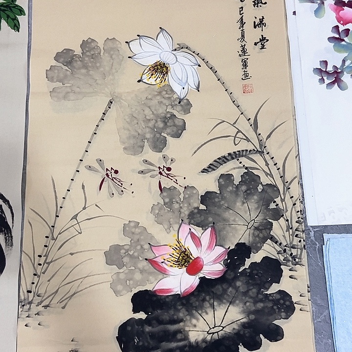 小周画廊的直播间