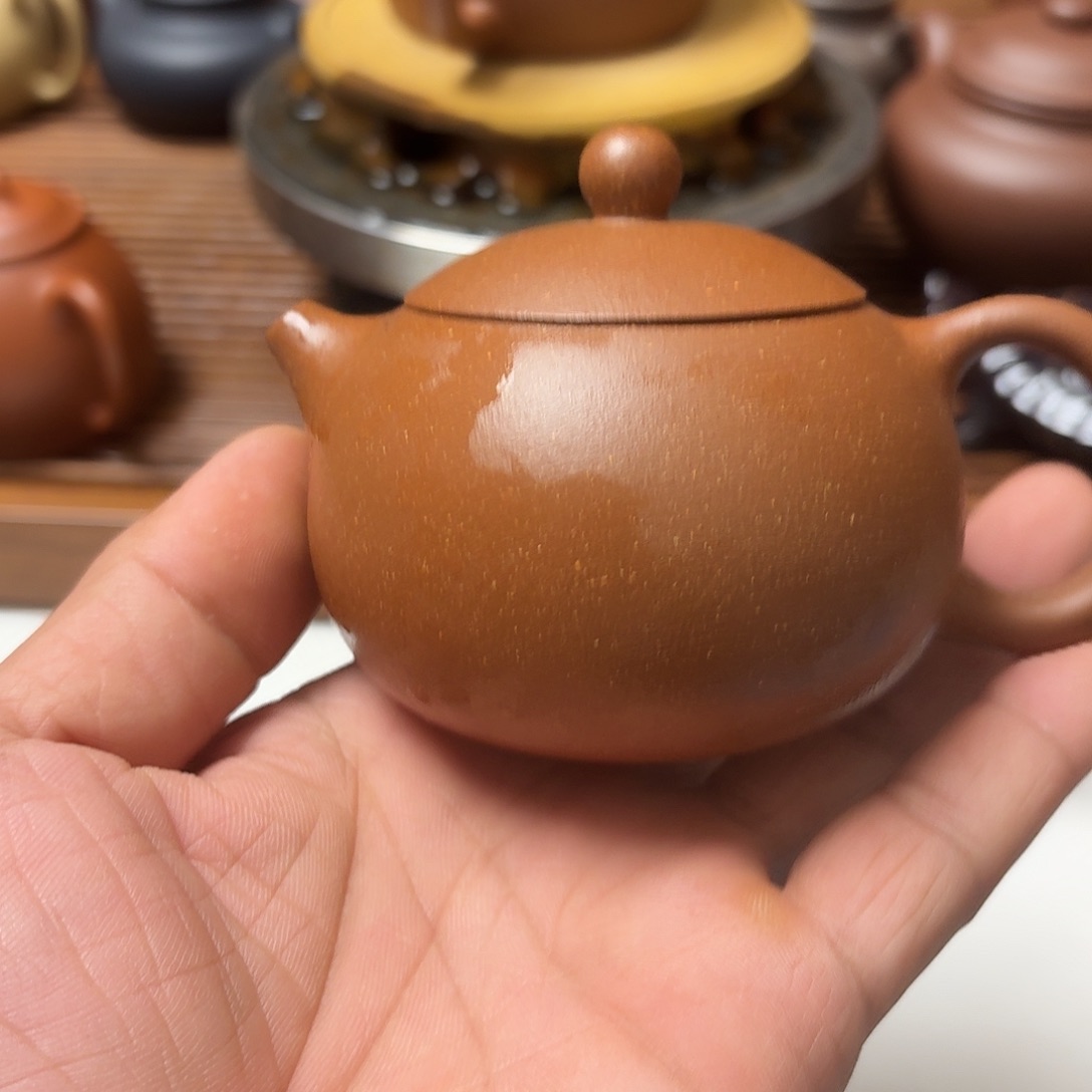 茶壶紫砂半手工制作