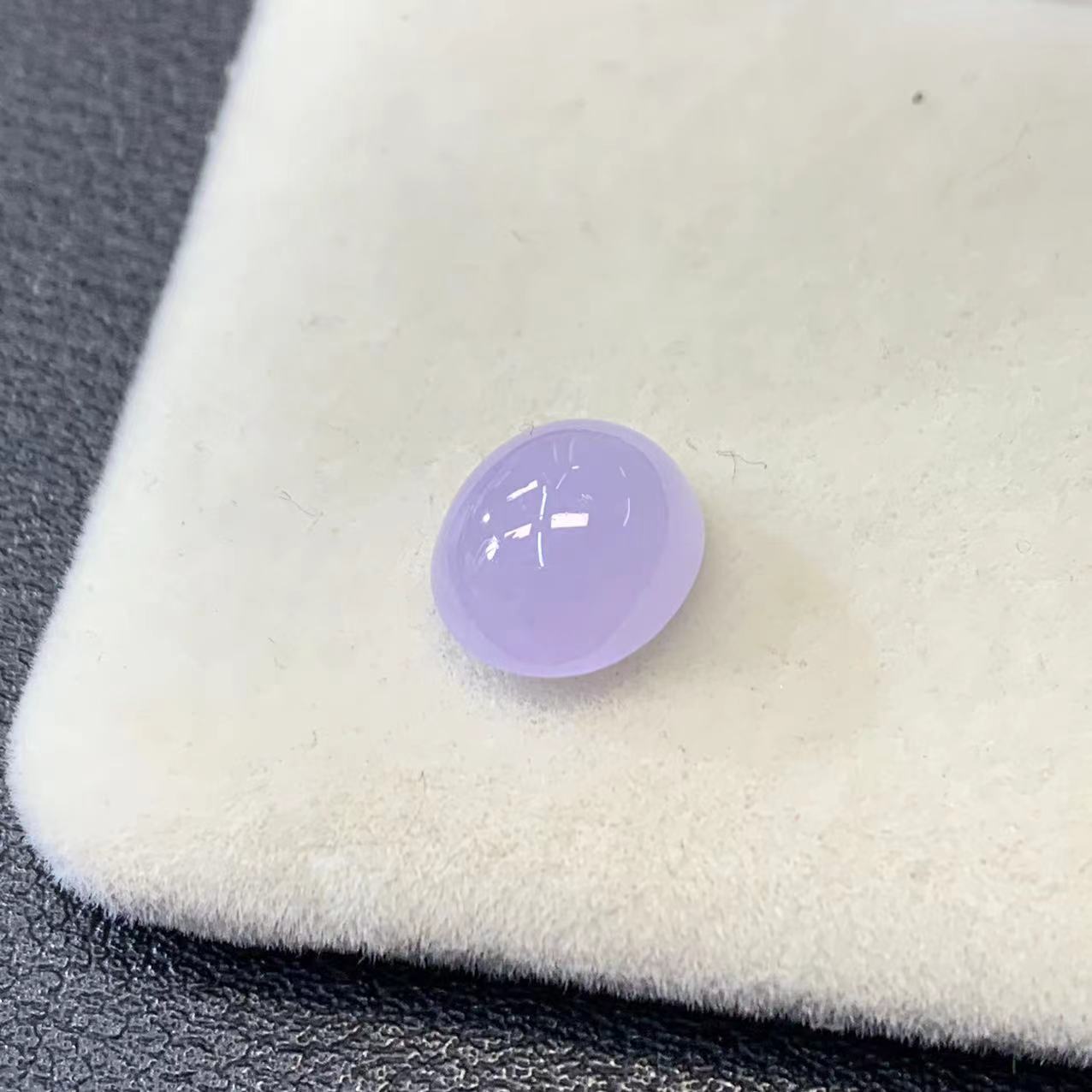 【金鑫】翡翠红粉紫蛋面戒面裸石*冰润红粉紫蛋面缅甸翡翠A货