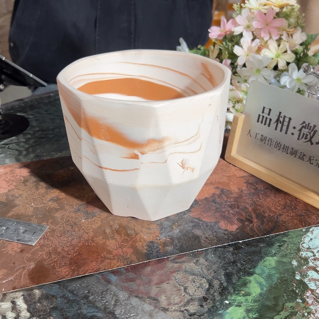 玛奇朵八角盆16口14高一个