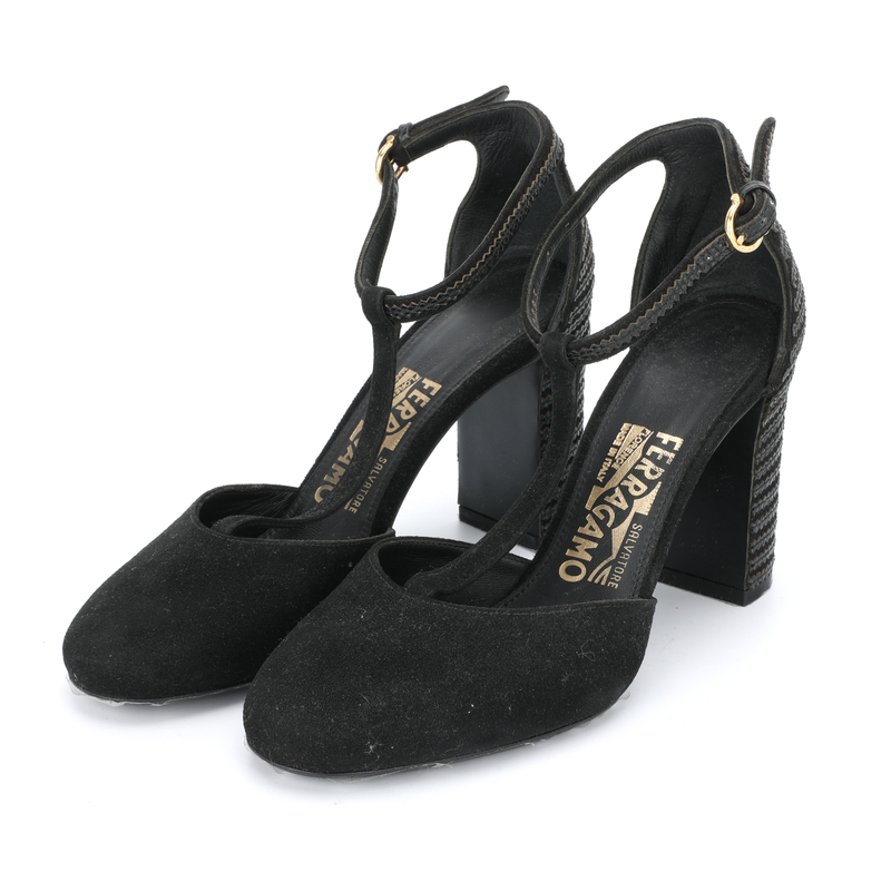  FERRAGAMO/菲拉格慕 玛丽珍女士高跟凉鞋01L850FERGIE