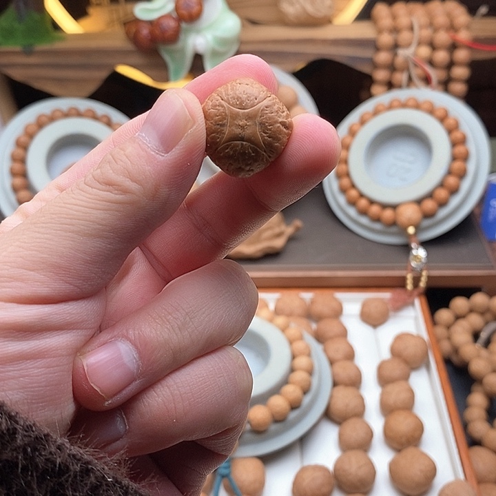 吊坠凤眼菩提U****n尼泊尔菩提麒麟