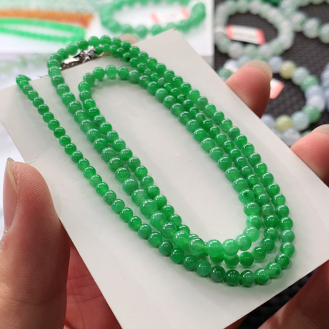 翡翠手链未镶嵌翡翠