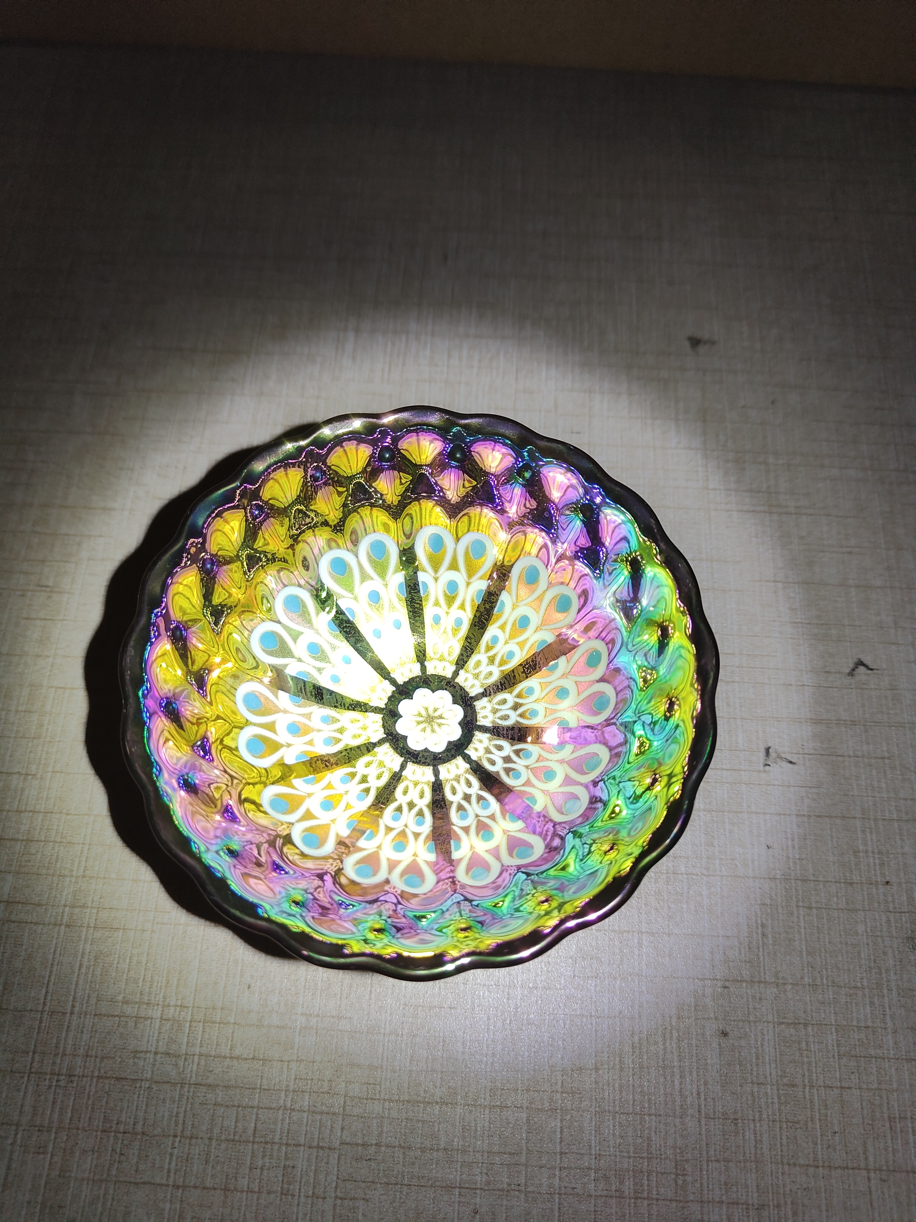 梦幻七彩 凤羽杯 高端瓷器YG4（无礼盒）主人杯