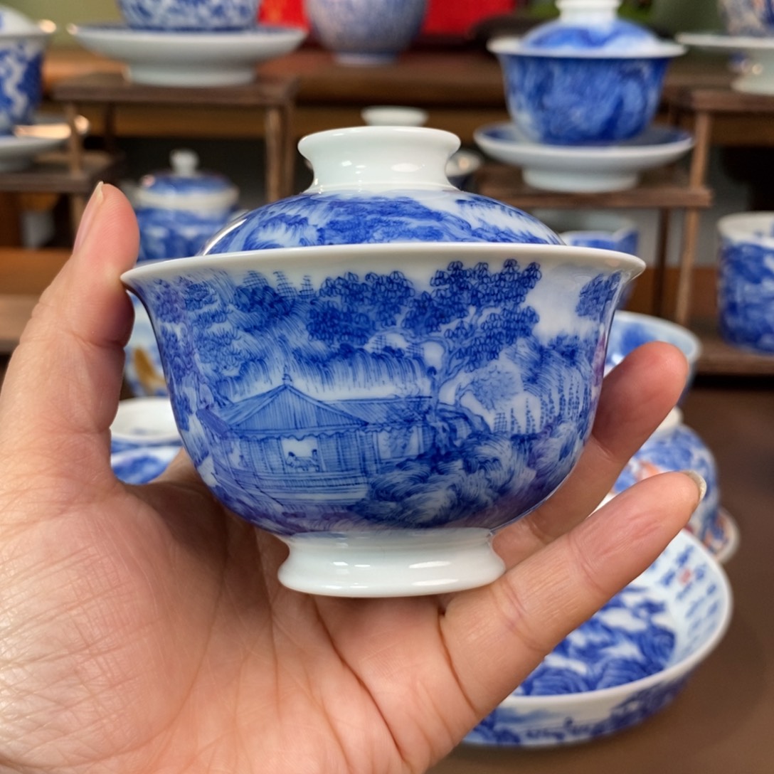 景德镇陶瓷手工手绘