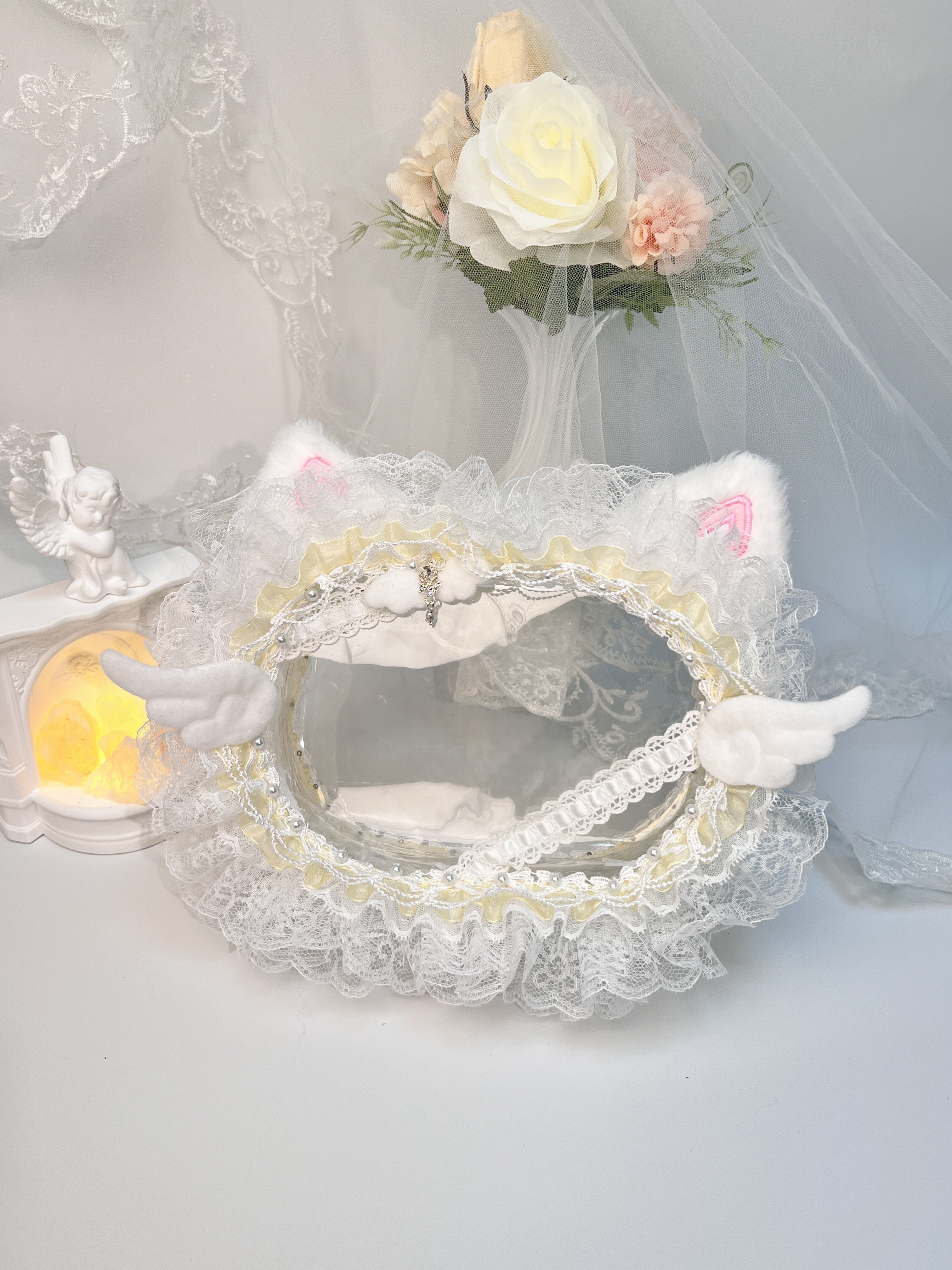 手工diy乖精致兔娃包