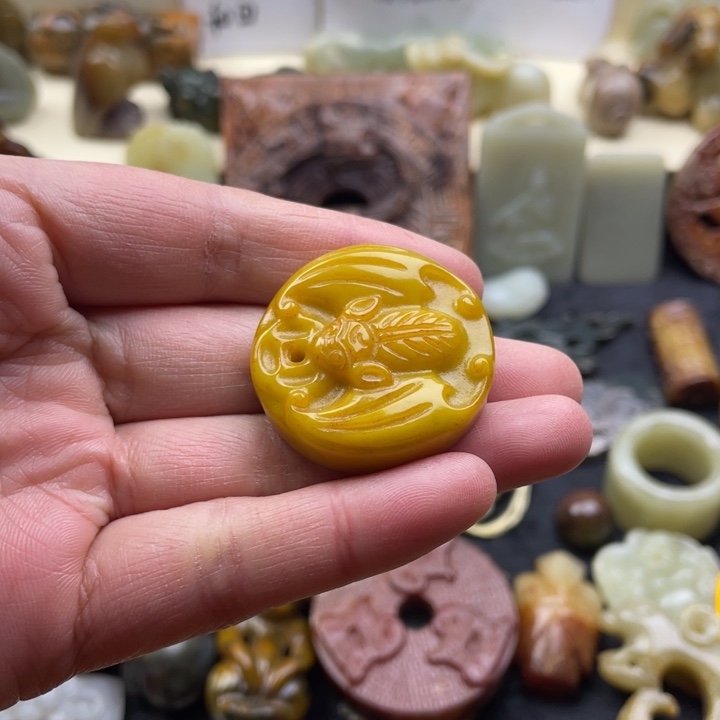 和田玉戒指未镶嵌20