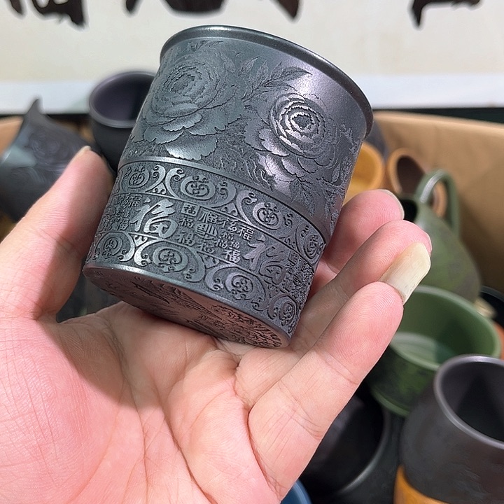 茶杯紫砂用****7全手工紫砂主人杯