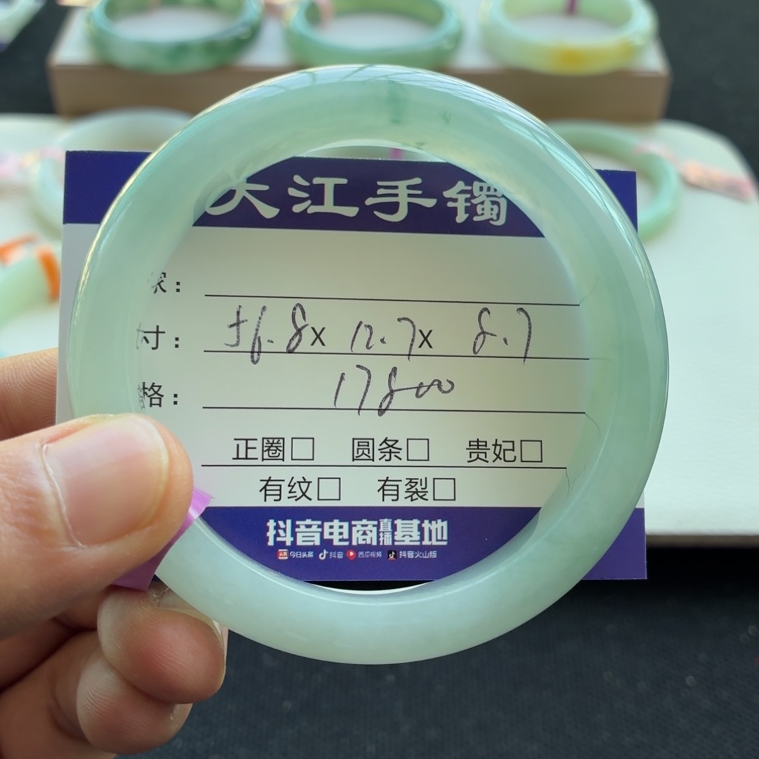 未镶嵌手镯翡翠                  