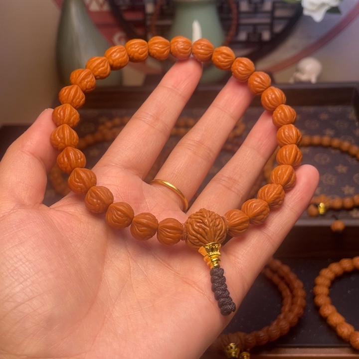 桃核吊坠龙纹桃核