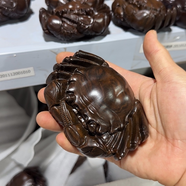 木黑檀木10螃蟹一只