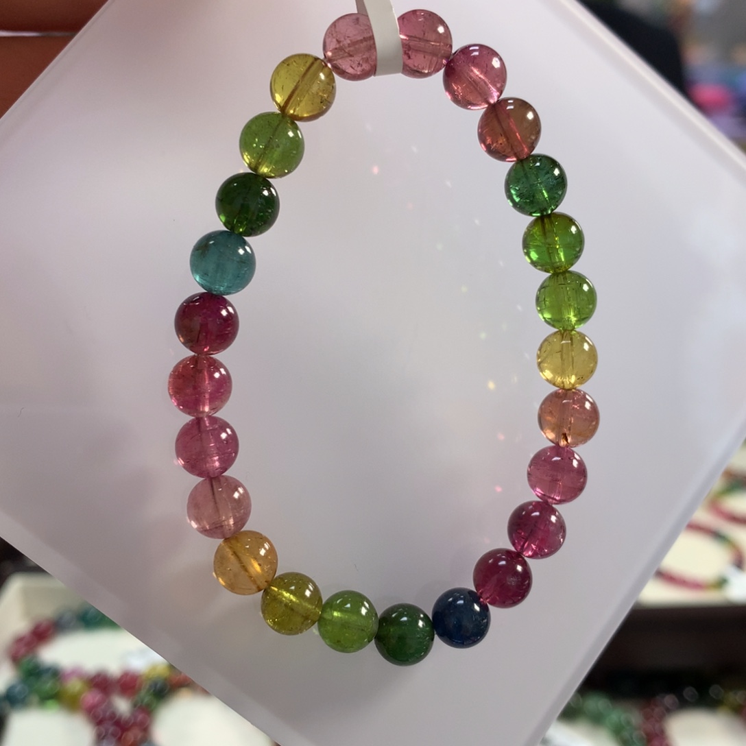 未镶嵌碧玺手链7.5左右