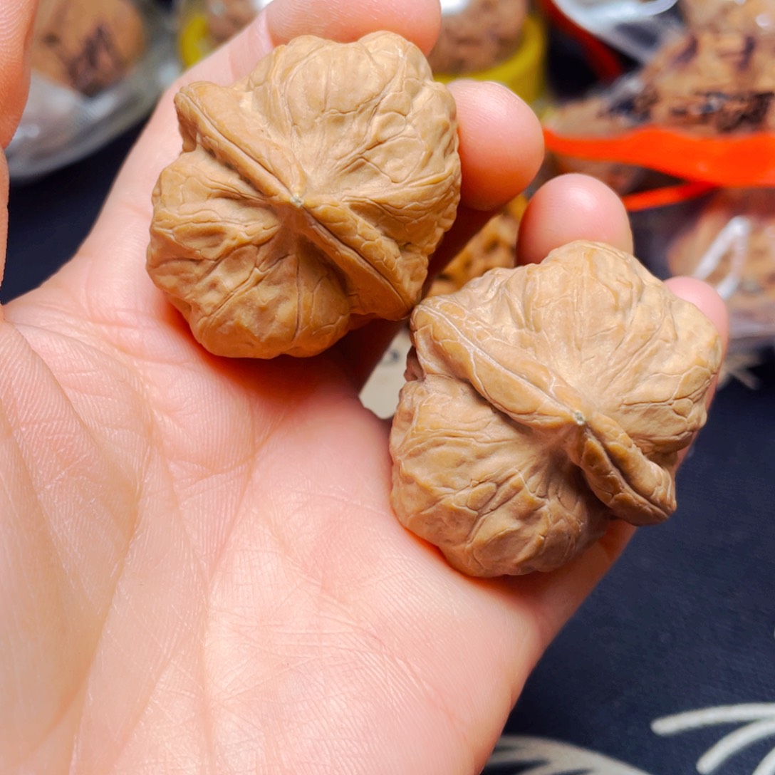 吊坠文玩核桃古蝉yi dui