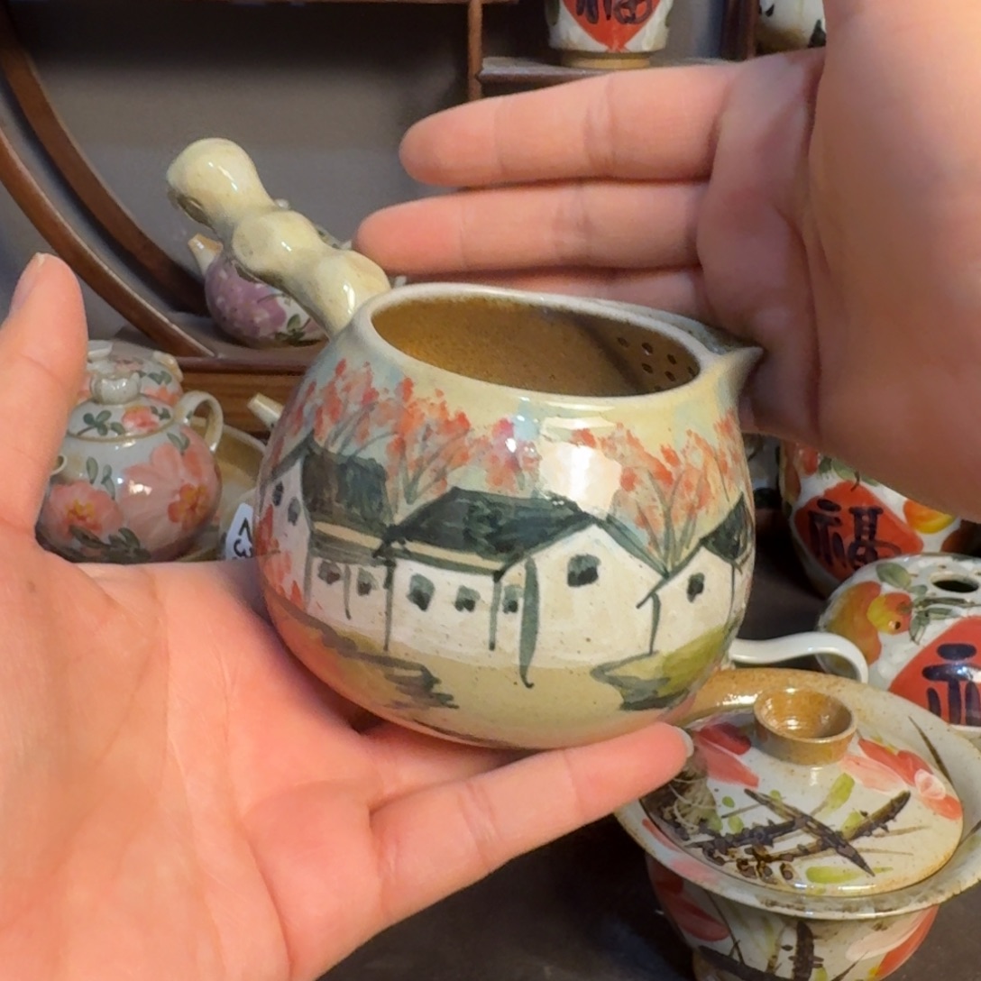 世***家瓷片景德镇手工制作