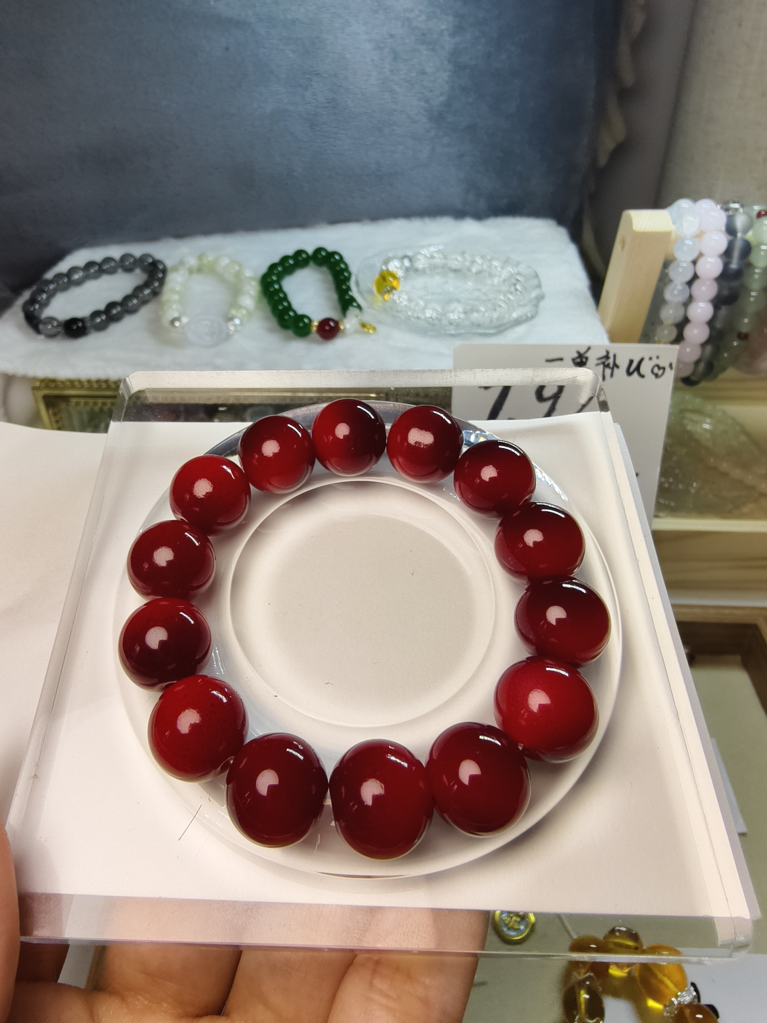 非金属仿水晶手链 手工DIY琉璃手串（先扣号再拍）