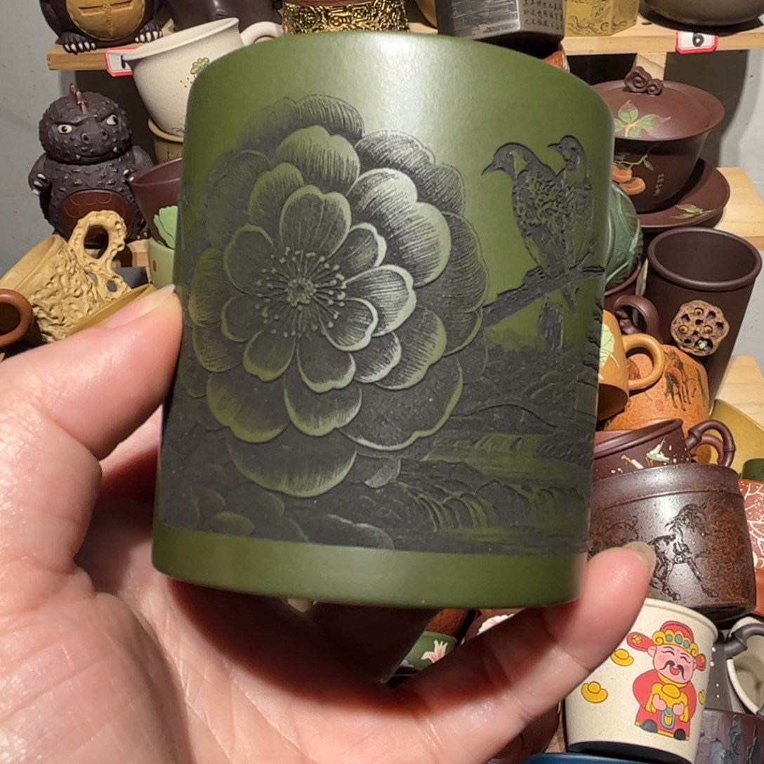 紫砂茶杯宜兴紫砂主人杯