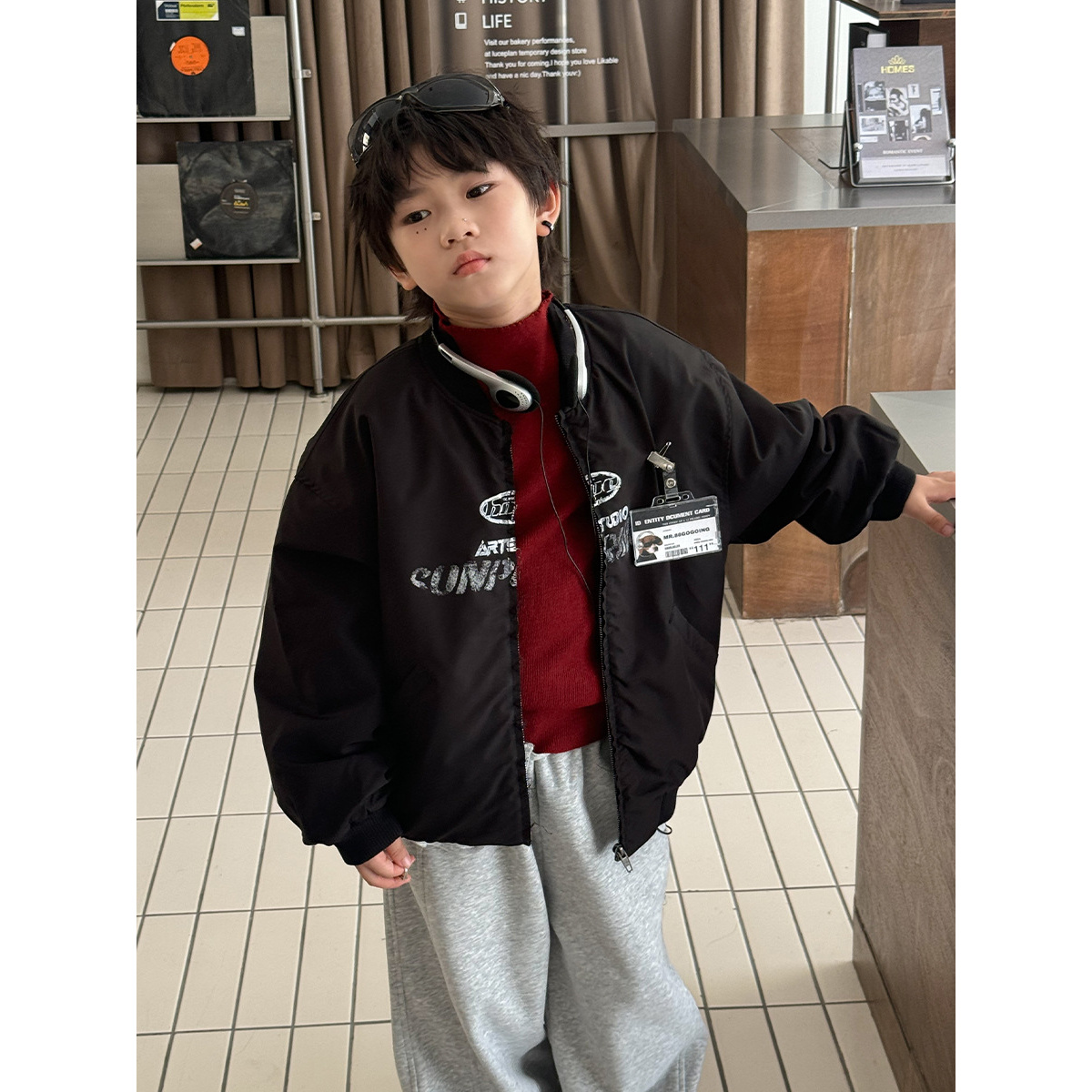 儿童棉服2025秋冬新款童装男童韩版外套夹克棒球服上衣中大童潮牌