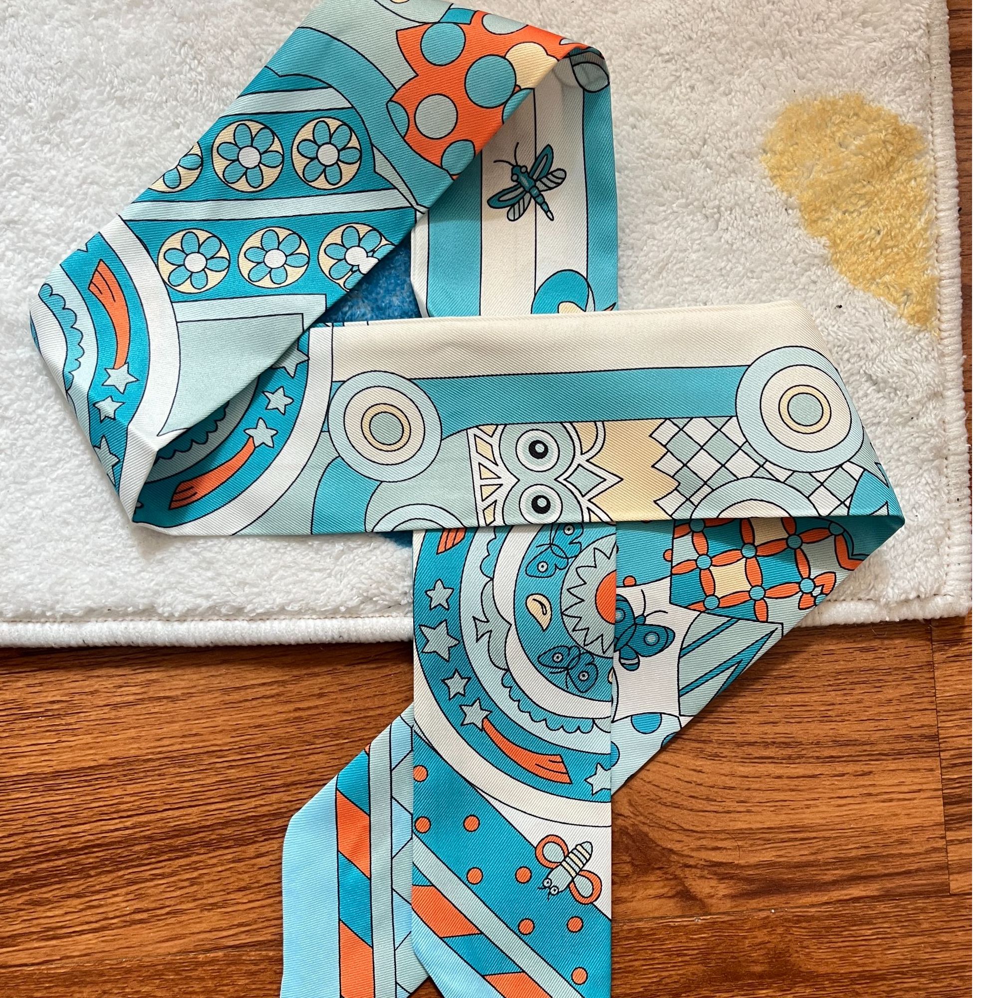 高品质手提包包丝巾手柄丝巾缠绑包带发带twilly小丝巾