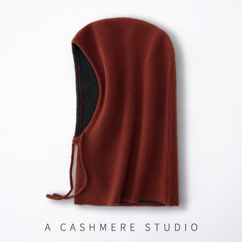 双面可戴四平针加厚高级冬季无檐春季嘻哈帽秋冬帽子女士保暖纯色