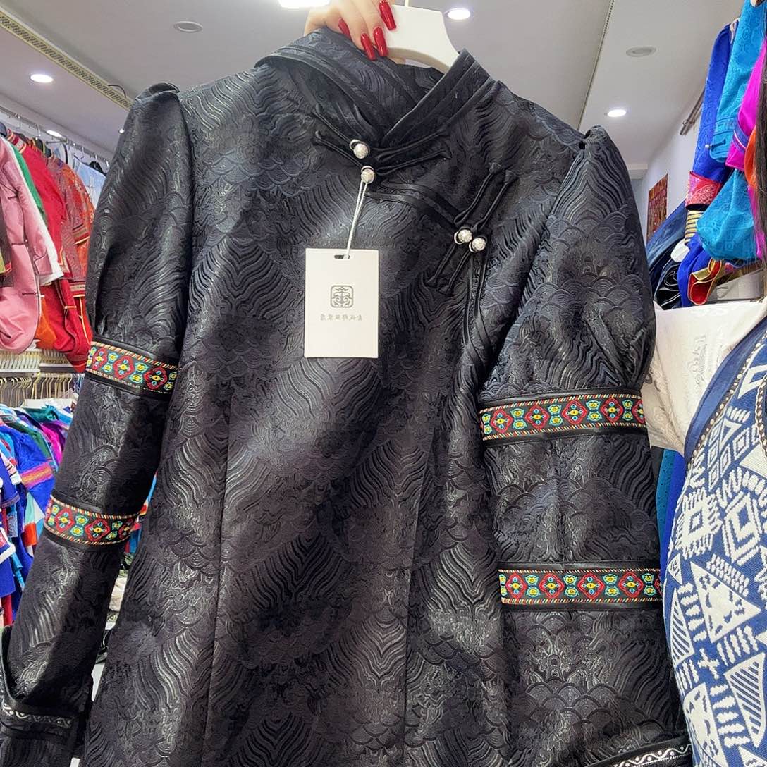 女士生活装黑色 2XL